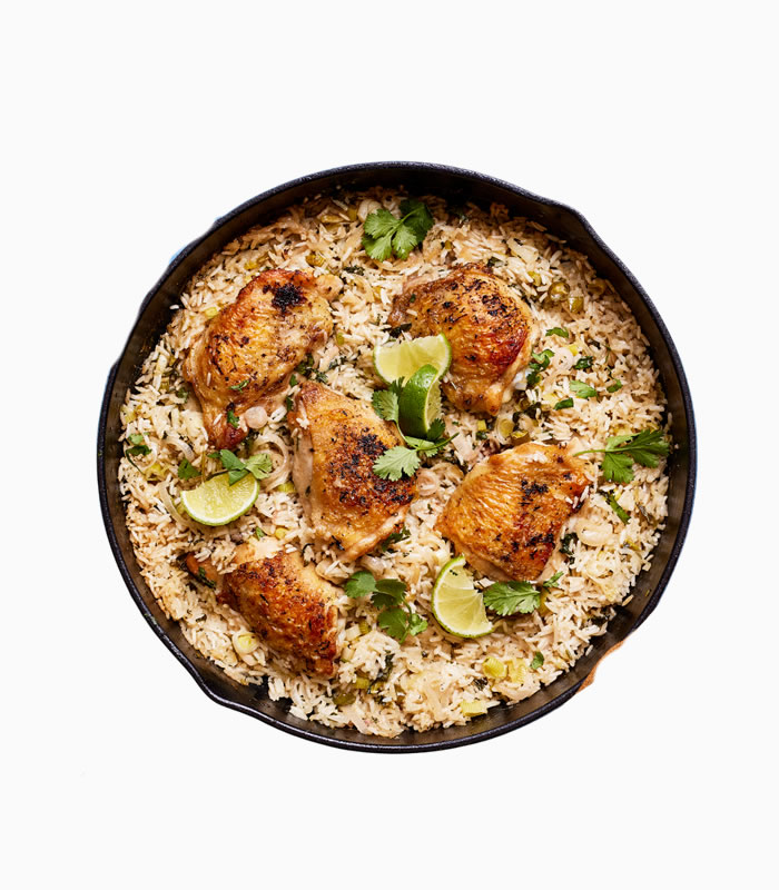 Coconut Rice with chicken