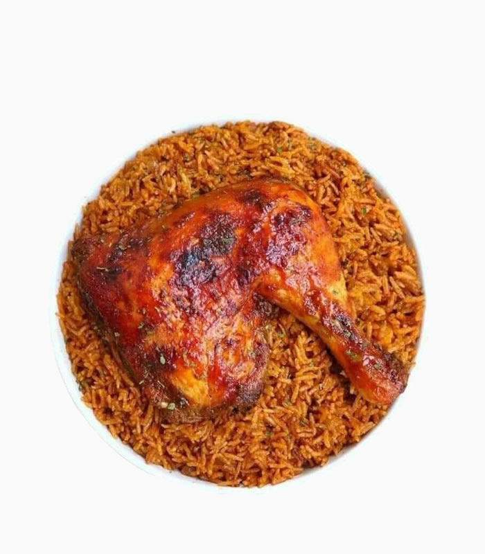 Jollof Rice with chicken